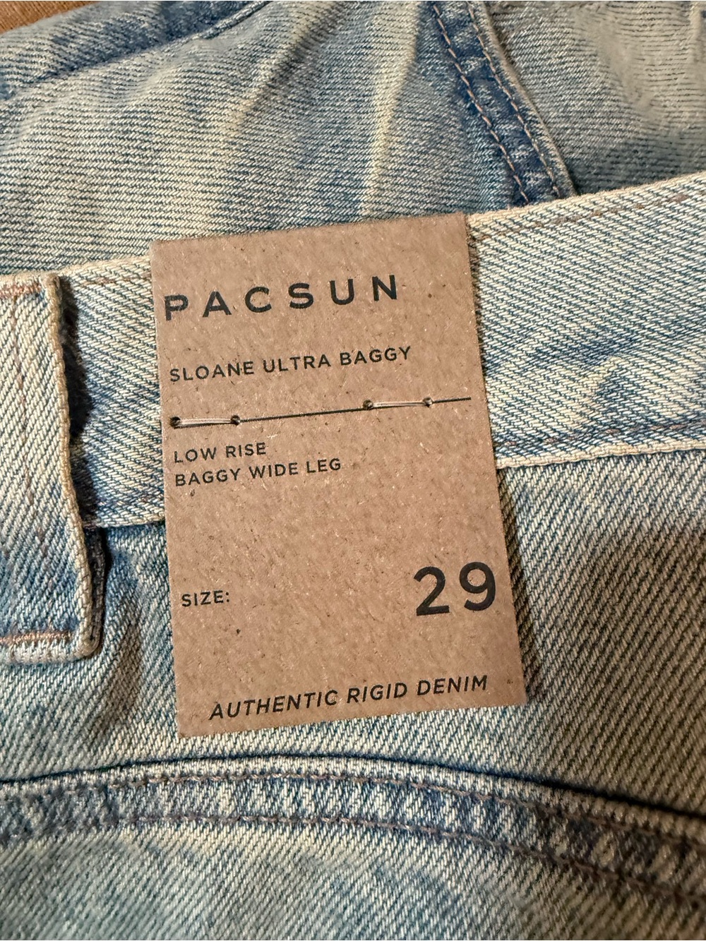 PacSun Light Blue Sloane Ultra Baggy Wide Leg Jeans